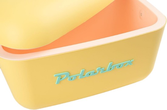 Lada frigorifica, 12L, "Classic", Yellow - Cyan - Polarbox