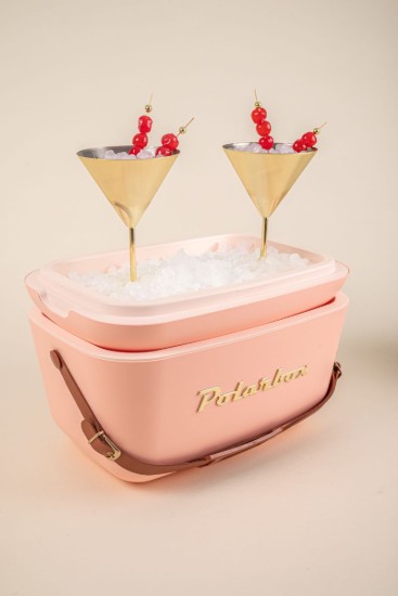 Lada frigorifica, 20L, "Gold", Coral - Gold - Polarbox