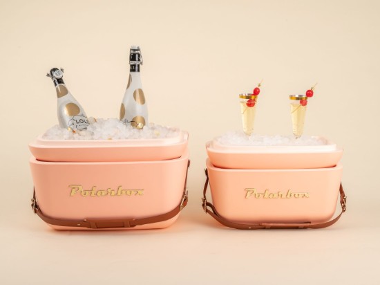 Lada frigorifica, 20L, "Gold", Coral - Gold - Polarbox
