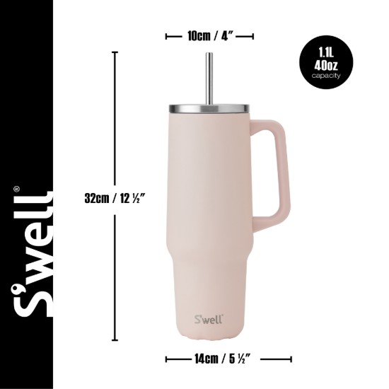 Pahar termos, inox , 1,1L, Himalayan Salt - S'well