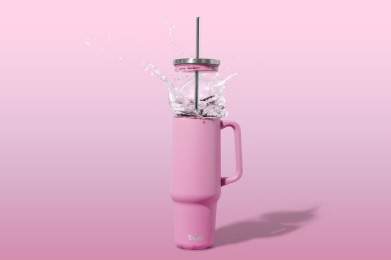 Pahar termos, inox , 1,1L, Hydrangea Pink - S'well