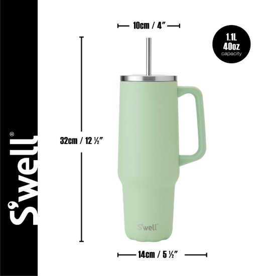 Pahar termos, inox , 1,1L, Pistachio - S'well