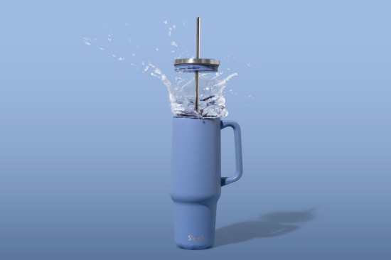 Pahar termos, inox , 1,1L, Hydrangea Blue - S'well
