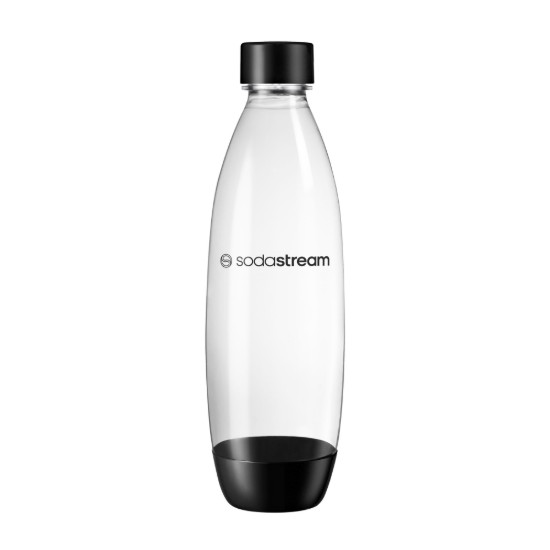 Set 2 sticle carbonatare "Fuse", plastic, 1L, Negru - SodaStream
