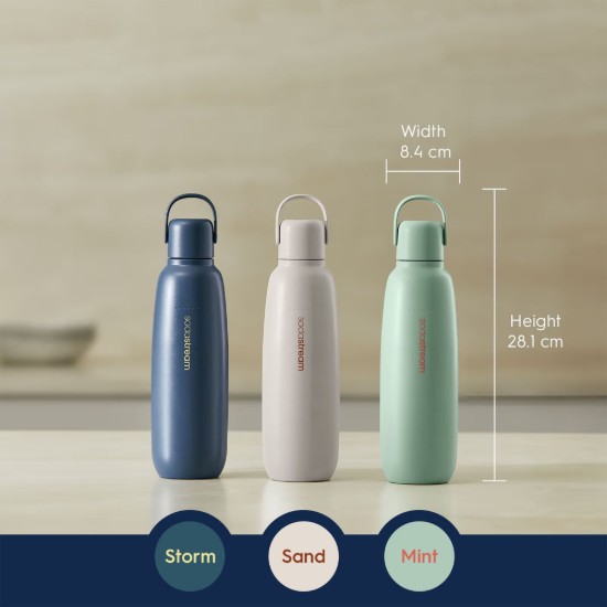 Sticla termos "Fizz&Go Cool", inox, 0,9L, Mint - SodaStream