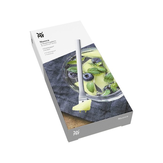Set 6 furculite pentru cocktail, inox, 12,5 cm, "Nuova" - WMF
