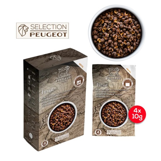 Set 3 pliculete piper salbatic nepalez 4x10g, "Timut" - Peugeot
