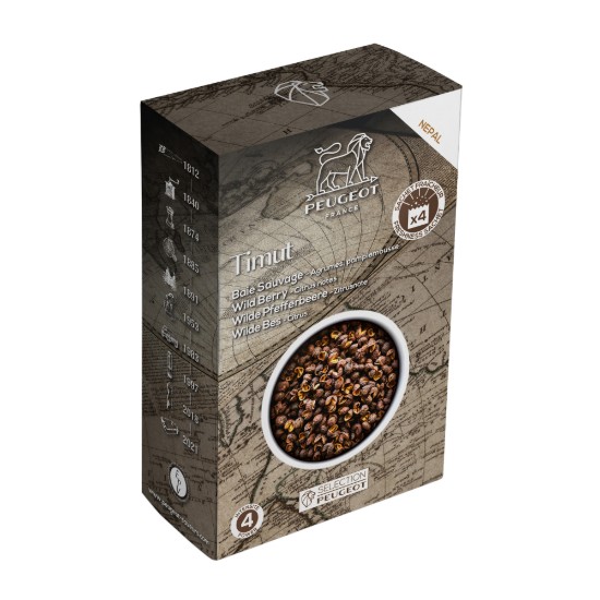 Set 4 pliculete piper salbatic nepalez 4x10g, "Timut" - Peugeot