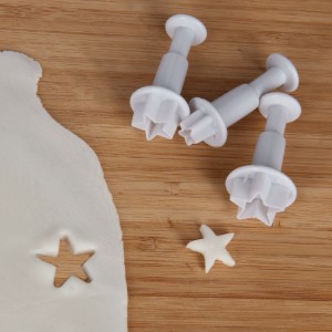 Set pentru decorat fondant, 3 piese, plastic - Kitchen Craft