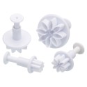 Set decorare fondant, 4 piese, plastic - Kitchen Craft