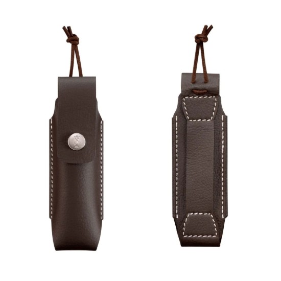 Cutit de buzunar N°10, cu teaca, inox, 10cm, "Effilé", Olive - Opinel