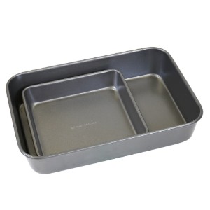 Set 2 tavi pentru cuptor, otel-carbon, “MasterClass” - Kitchen Craft