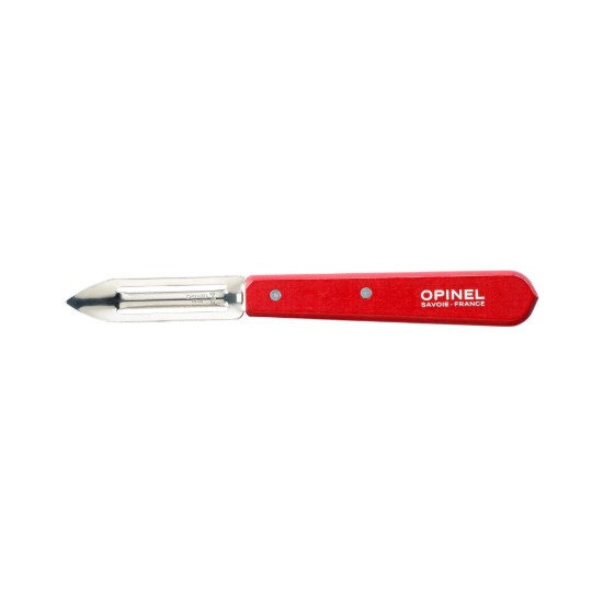 Decojitor N°115, inox, 6 cm, "Les Essentiels", Red - Opinel