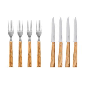 Set tacamuri, 8 piese, inox, "La Table au Soleil" - Opinel
