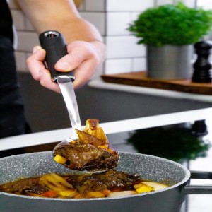 Lingura pentru gatit, inox, 33,5 cm, “MasterClass” - Kitchen Craft