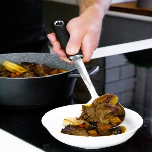 Lingura pentru gatit, inox, 33,5 cm, “MasterClass” - Kitchen Craft