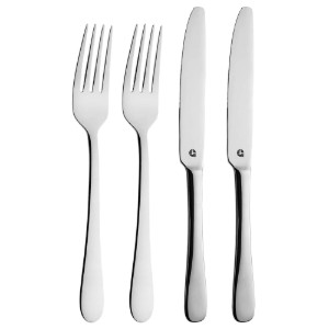 Set 2 furculite si 2 cutite, inox, "Windsor" - Grunwerg