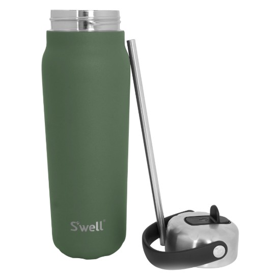 Sticla termos, inox, 700ml, "Explorer Flip Straw", Jasper - S'well
