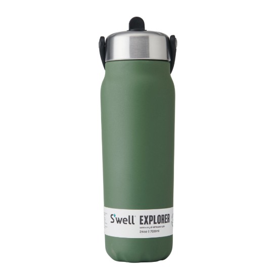 Sticla termos, inox, 700ml, "Explorer Flip Straw", Jasper - S'well