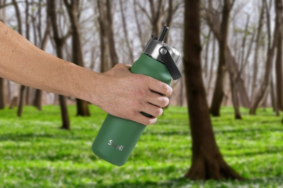 Sticla termos, inox, 700ml, "Explorer Flip Straw", Jasper - S'well