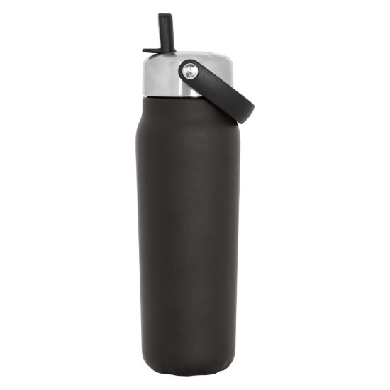 Sticla termos, inox, 700ml, "Explorer Flip Straw", Onyx - S'well