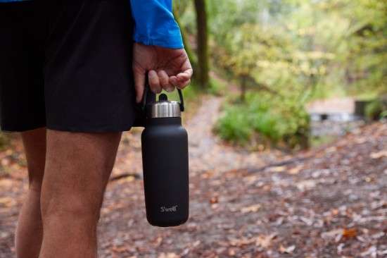 Sticla termos, inox, 700ml, "Explorer Flip Straw", Onyx - S'well