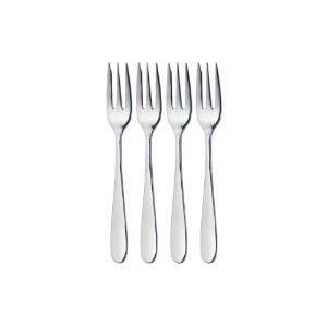 Set 4 furculite pentru desert, inox, “MasterClass” - Kitchen Craft