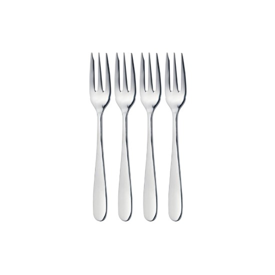 Set 4 furculite pentru desert, inox, “MasterClass” - Kitchen Craft