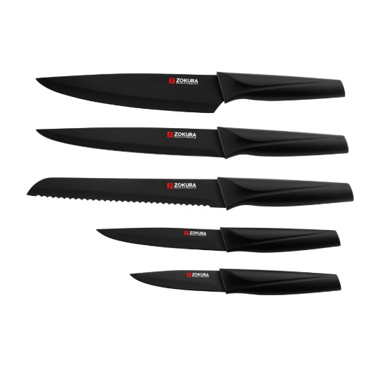 Set cutite 6 piese, strat antiaderent - Zokura