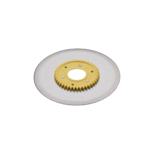 Lama circulara neteda sunca/carnati, cu angrenaj galben, inox - Ritter