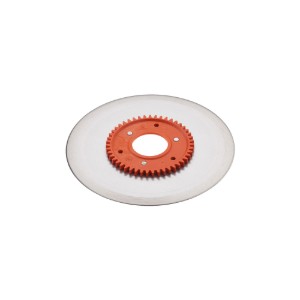Lama circulara neteda sunca/carnati, cu angrenaj portocaliu, inox - Ritter