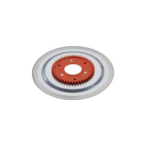 Lama circulara neteda sunca/carnati, cu angrenaj portocaliu, inox - Ritter