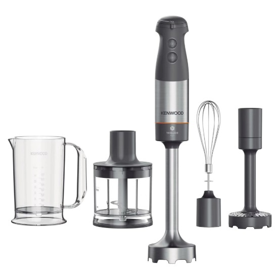 Blender de mana Triblade XL, 5 accesorii, Gri - Kenwood