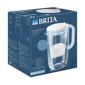 Cana filtranta din sticla, BRITA MAXTRA (Light Blue), 1 x filtru Pure Performance