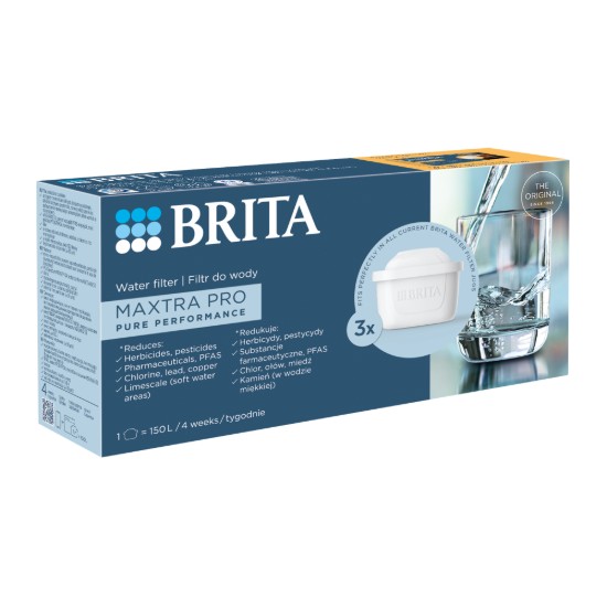 Set 3 filtre de apa BRITA MAXTRA PRO Pure Performance
