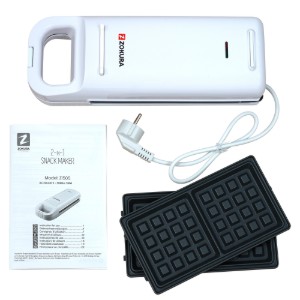 Sandwich-maker 2 in 1, 750W - Zokura