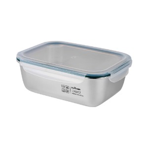 Caserola dreptunghiulara pentru pranz, inox, 2800ml, "Simple" - Cuitisan