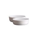 Set 2 farfurii Creme Brulee, ceramica, 12cm, Flour - Emile Henry