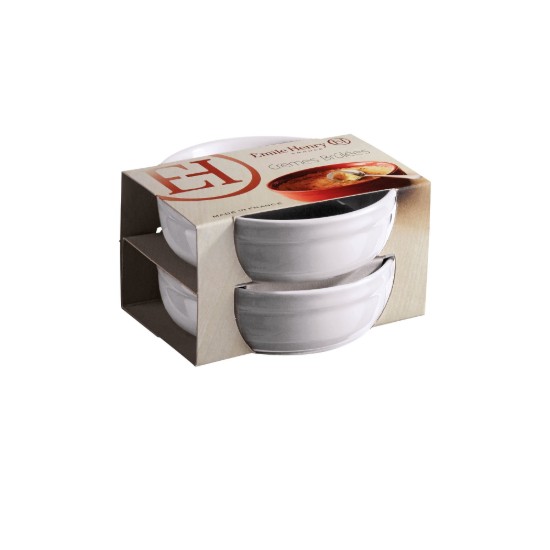 Set 2 farfurii Creme Brulee, ceramica, 12cm, Flour - Emile Henry