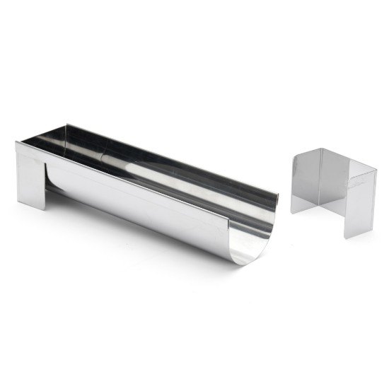 Forma semi-rounda Yule, inox, 30 x 6,5 cm - de Buyer