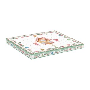 Platou portelan forma brad, 25,5 x 20,5 cm, "Sweet Christmas" - Nuova R2S