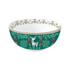 Bol, portelan, 15cm, "Christmas Folk" - Nuova R2S