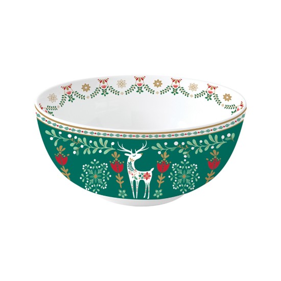 Bol, portelan, 15cm, "Christmas Folk" - Nuova R2S