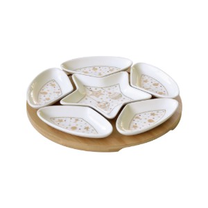 Set servire aperitive, 7 piese, "Christmas Lights" - Nuova R2S