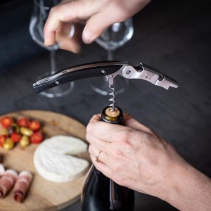 Set pompa de vid si tirbuson, 4 piese, "Pop'n Preserve" - Peugeot