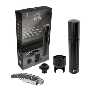 Set pompa de vid si tirbuson, 4 accesorii, "Pop'n Preserve" - Peugeot