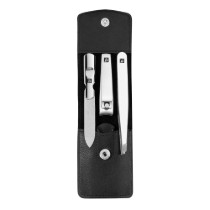Set 3 piese inox, toc piele, Negru - Zwilling Classic Inox