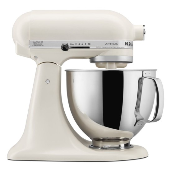Mixer cu bol 4.8L, Artisan, Model 175, Porcelain White - KitchenAid