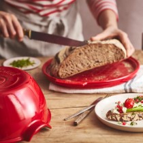 Vas pentru paine, ceramica, 30cm, Burgundy - Emile Henry Vas pentru paine, ceramica, 30cm, Burgundy - Emile Henry