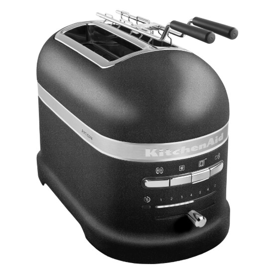 Prajitor de paine 2 sloturi Artisan 1250W, Cast Iron Black - KitchenAid